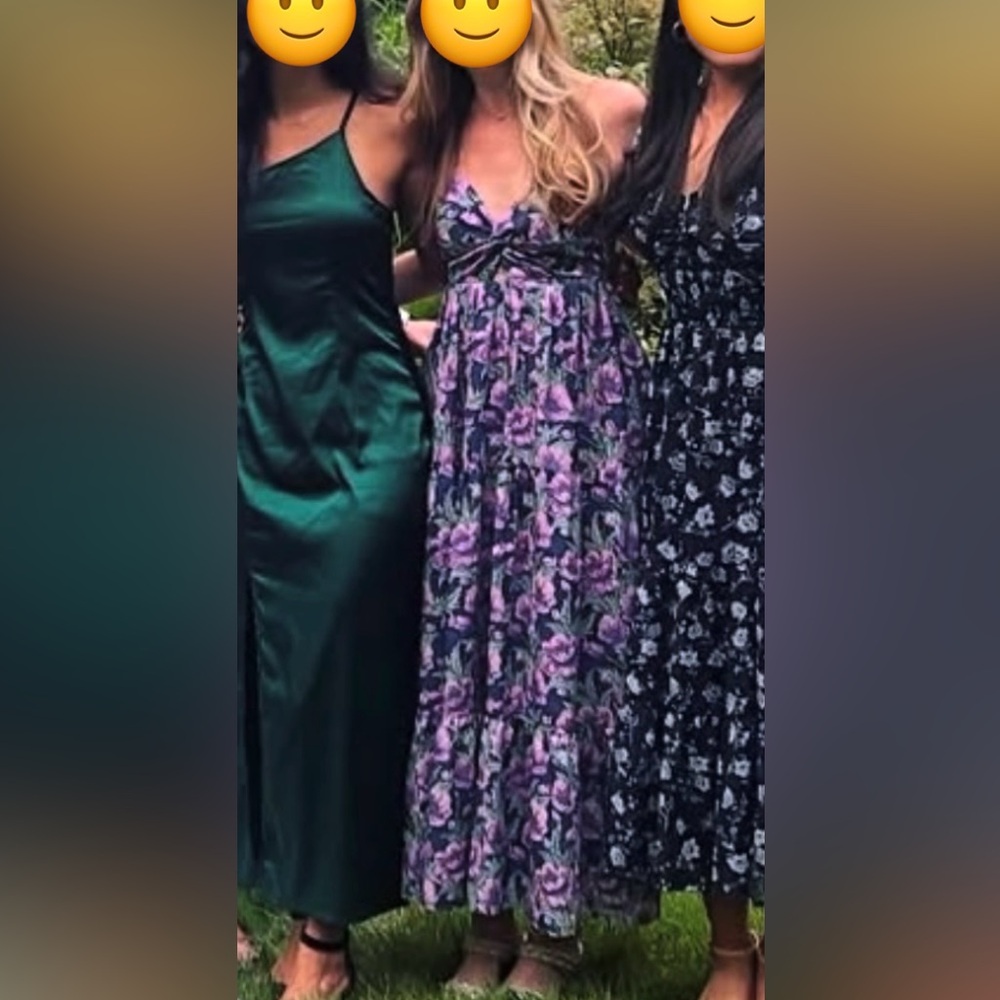 Boutique floral dress with tie back